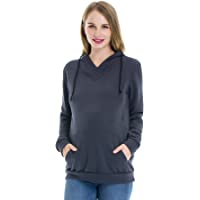 Los mejores  - Smallshow Top Lactancia de Vellón Sudadera de Maternidad para Amamantar